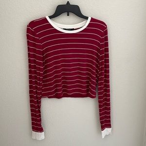 Forever 21 Long Sleeve Striped Tee